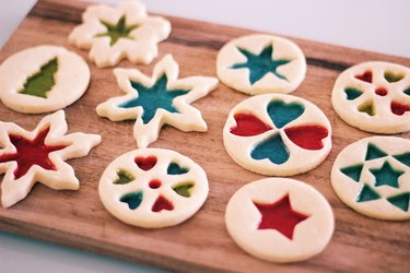 DIY stained-glass cookies