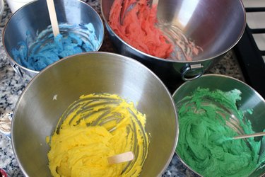 dyed frosting