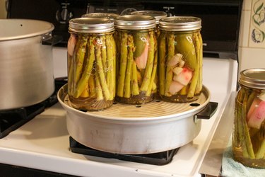 Time to pick up some fresh, local asparagus and get your pickling pants on.
