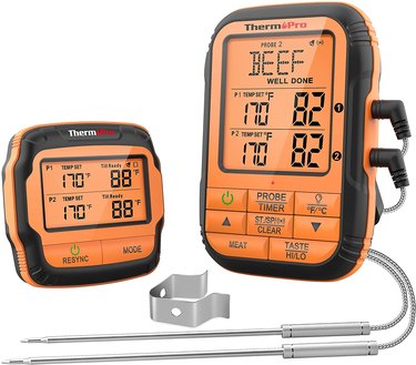 ThermoPro TP28 wireless thermometer on a white background
