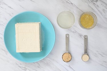 Ingredients for tofu cheeze