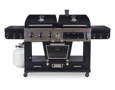 Pit Boss Memphis Ultimate 4-in-1 Gas & Charcoal Combo Grill With Smoker