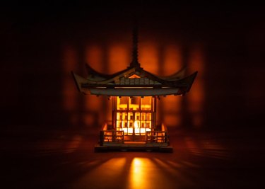 Laser Cut Japanese Pagoda Lantern Kit
