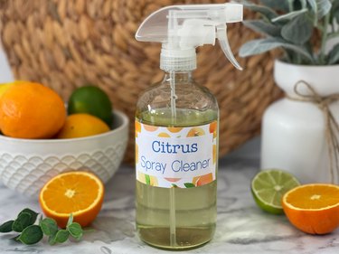 finished citrus spray cleaner